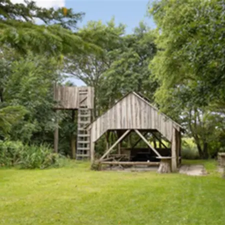 Ferienhaus House With Large Garden, Campfire Hut 1 Højer
